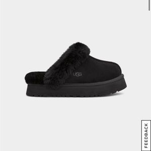 UGG black Disquette slippers w9